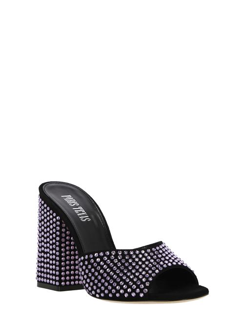 Crystal-embellished 105mm mules Paris Texas | PX947XSACHVIOLET ONYX